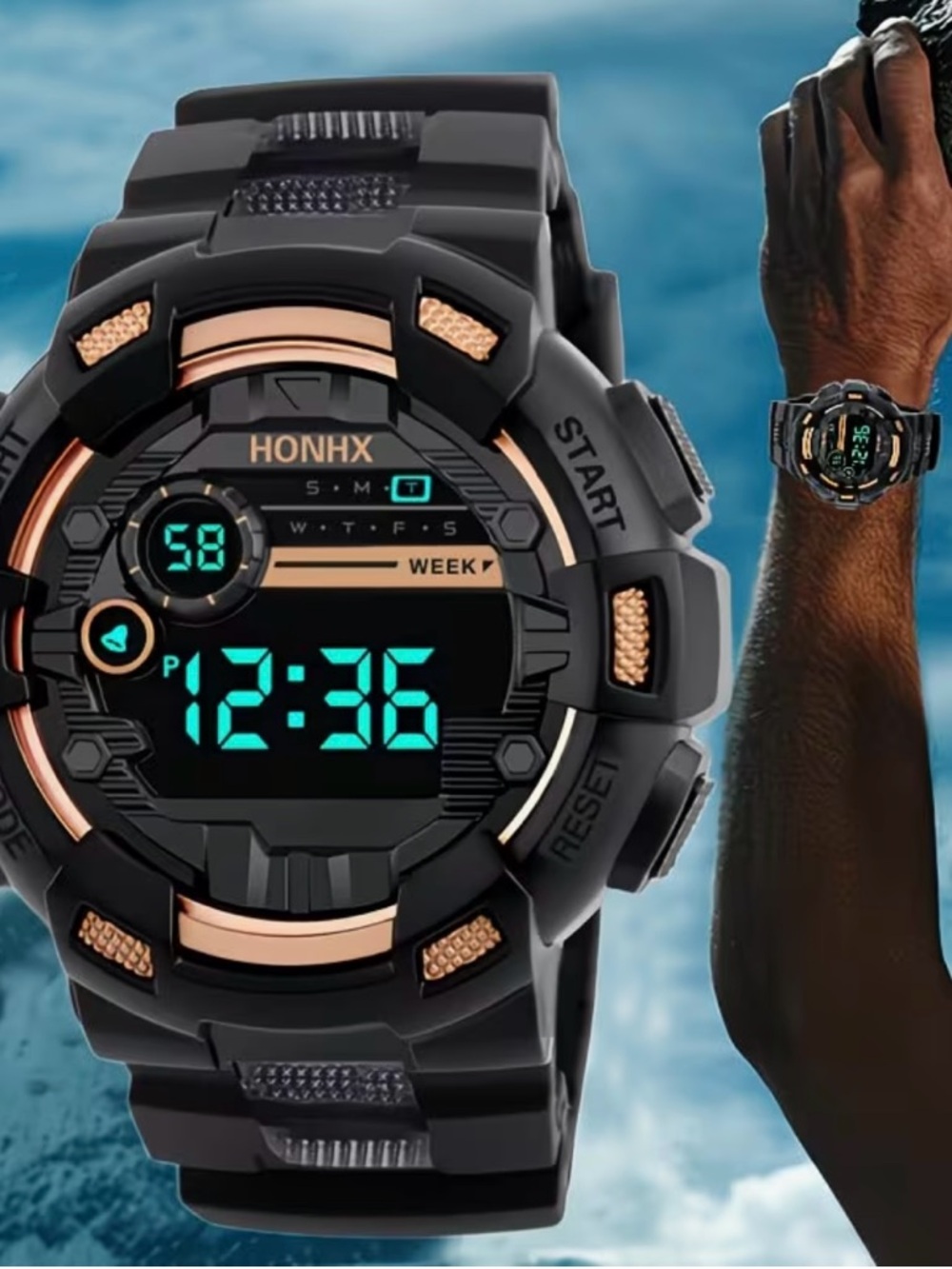 Men’s Digital Sports Watch - New!